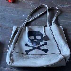 Botkier Tote with Skull Print